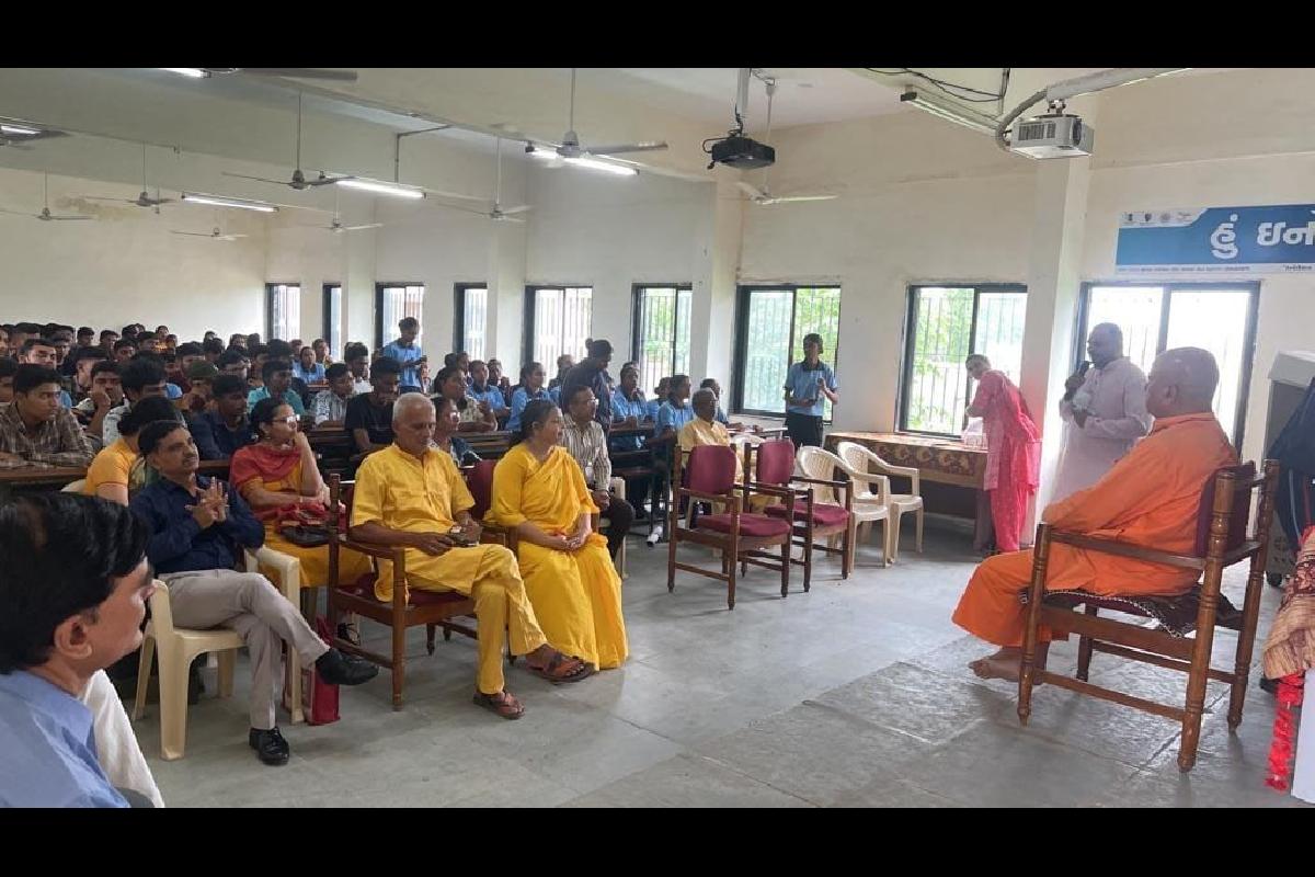 Inspirational talk & Tree Plantation - Sanskrit Department